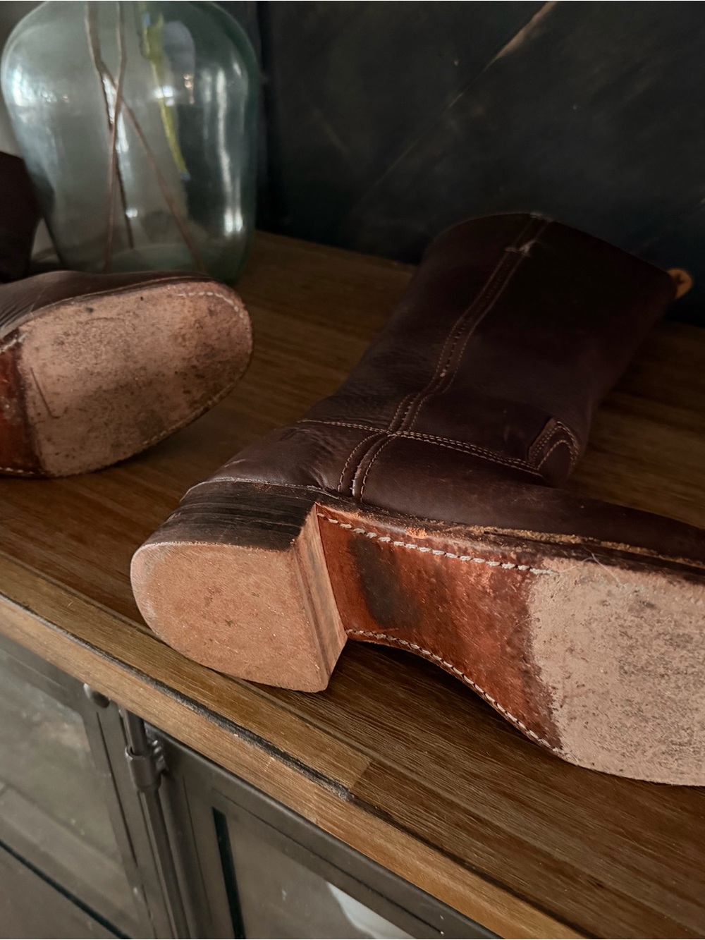 Vintage Frye Campus Deep Brown Leather - Picture 6 of 7